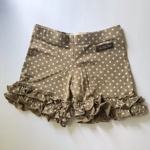 Matilda Jane Chocolate Malt Shorties Size 4